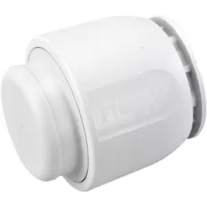 image of Hep2O Demountable Stopend 22mm in White Plastic