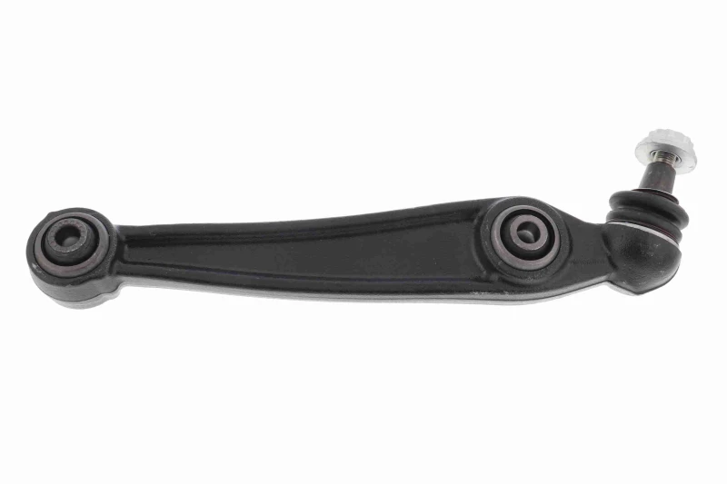 Image of VAICO V20-1174 Suspension arm Trailing Arm, Steel, Original VAICO Quality, Lower Front Axle, with rubber mount Cast Steel, Steel Track Control Arm (27