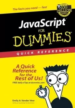 Image of JavaScript for dummies quick reference by Emily A. Vander Veer