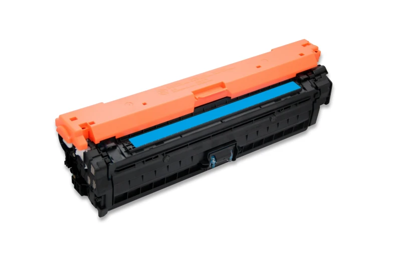 Image of PrintMate HP CE741A. remanufactured toner. Cyan 7300p