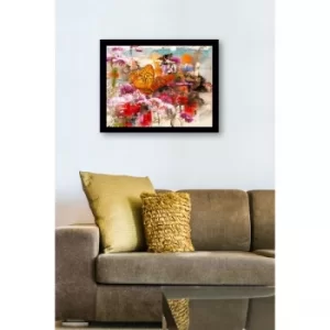 Image of SC0645 Multicolor Decorative Framed MDF Painting