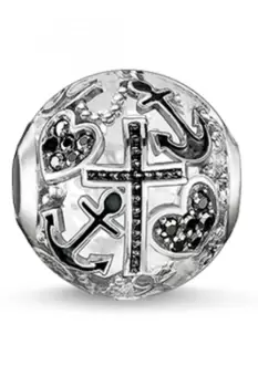 Image of Thomas Sabo Jewellery Karma Beads - Faith Hope Love Bead JEWEL K0138-643-11