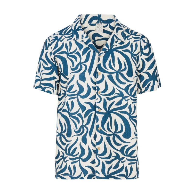 Image of Protest Shirt Protest Dre Bleu Male XS