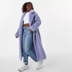 image of Jack Wills Teddy Maxi Coat - Blue