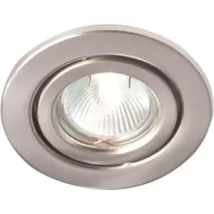 Image of Robus Adjustable IP20 Non-Integrated Downlight Brushed Chrome - R108-13