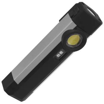 image of Rechargeable Aluminium Pocket Light with UV 3W COB & 1 SMD LED