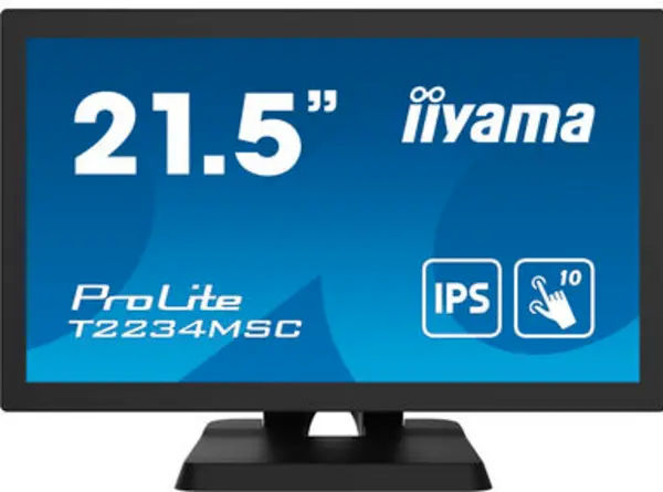 image of iiyama ProLite 21.5" T2234MSC-B6X LCD Touch Screen Monitor