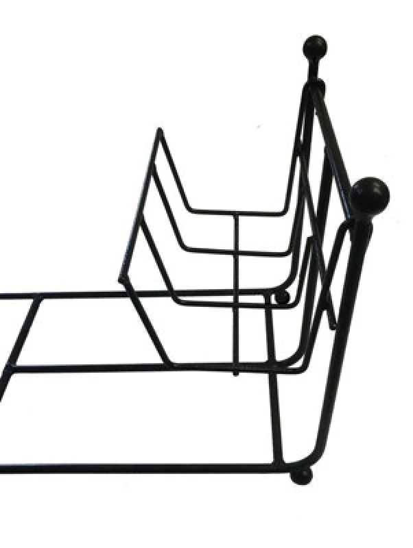 Image of Poppy Forge Kindling Basket - Steel - W19cm - Black