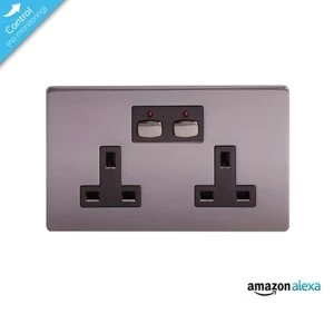 image of Energenie Mi|Home Smart Double Nickel Socket