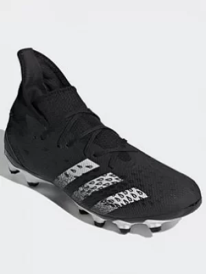 Image of adidas Predator Freak.3 Multi-ground Boots, Black/White/Black, Size 10, Men