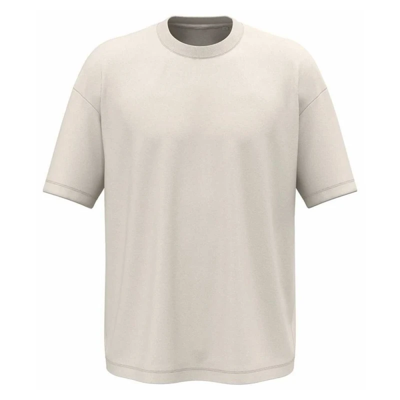 Image of Native Spirit Mens Oversized T-Shirt in Ivory Size: Large Ivory Male L