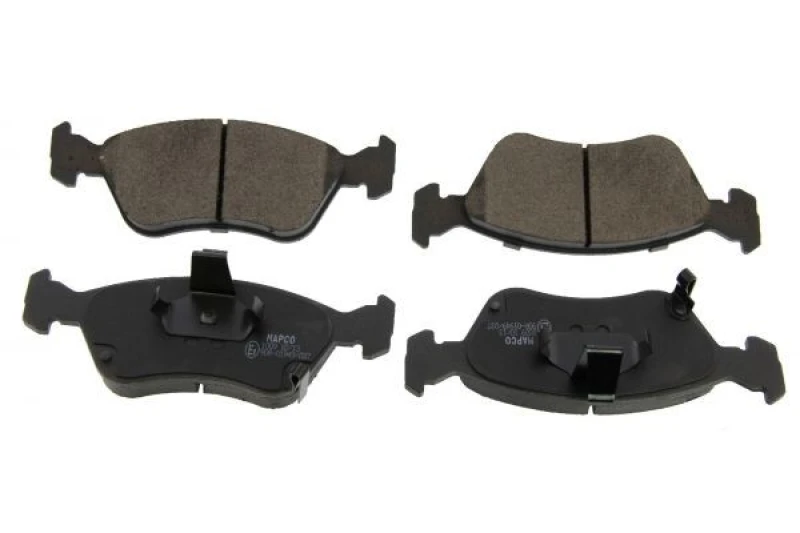 Image of MAPCO 6508 Brake pad set Front Axle, incl. wear warning contact, with anti-squeak plate Brake Pad Set,disc brake (402)