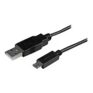 Image of StarTech 1m Mobile Charge Sync USB To Slim Micro USB Cable For Smartphones And Tablets Black A To Micro B