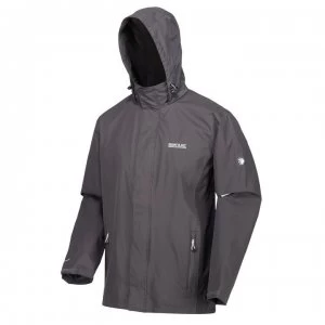 Image of Regatta Matt Waterproof Jacket - Magnet/Ash