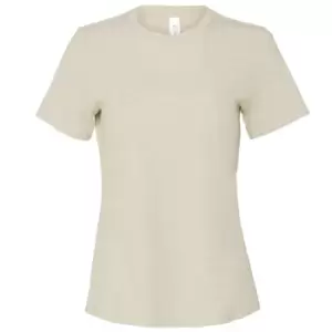 image of Bella + Canvas Womens/Ladies Heather Jersey Relaxed Fit T-Shirt (M) (French Vanilla)