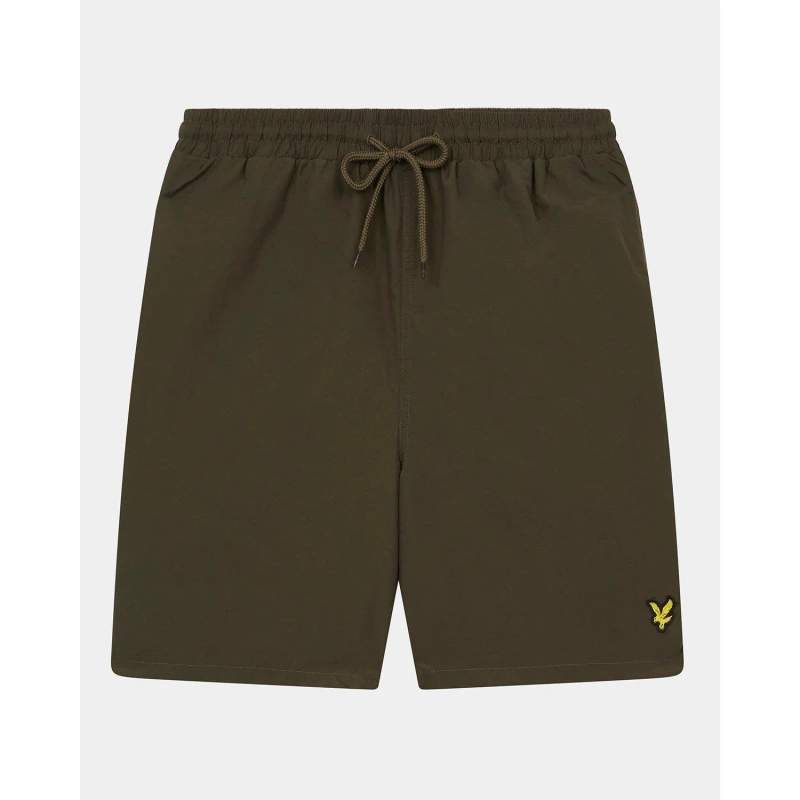Image of Lyle and Scott Mens Plain Swim Shorts Olive W485 male S