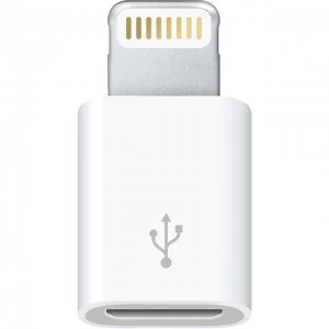 image of Apple Lightning to Micro USB Adapter