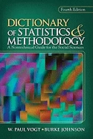 Image of dictionary of statistics and methodology a nontechnical guide for the socia