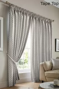 image of Cotswold Fully Lined Ready Made Pencil Pleat Taped Top Curtains