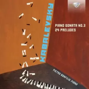 Image of Kabalevsky Piano Sonata No 3/24 Preludes by Dmitry Kabalevsky CD Album