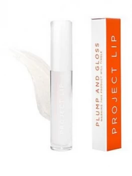 image of Project Lip Project Lip Plump And Gloss Xl Plump And Collagen Lipgloss, Shade Tingle (Clear)