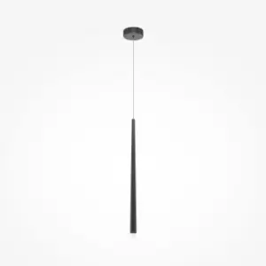 image of Maytoni Cascade Modern Slim Pendant Ceiling Light Black Integrated LED 4000K