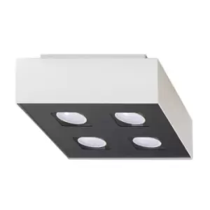 image of Sollux Plafond Mono 4 White