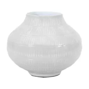 Image of Gallery Interiors Emma Vase in Pale Grey / Small