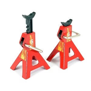 Image of Fastrax 6-Ton Adjustable Height Metal Jack Stand (2Pc)