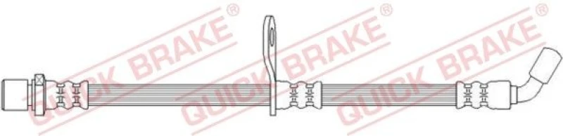 Image of QUICK BRAKE Brake hose QUICK BRAKE 50.723