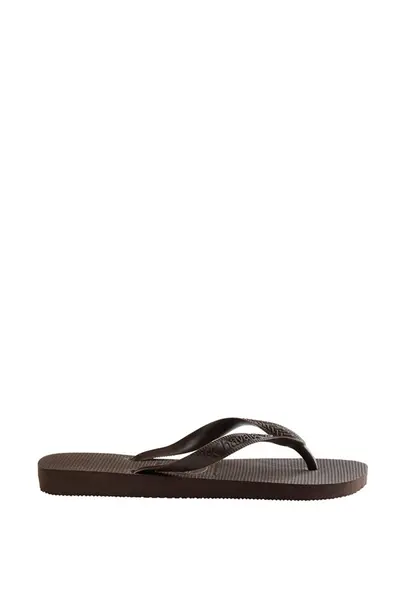 image of Havaianas TOP mens Flip flops / Sandals (Shoes) in Brown. Sizes available:9 / 10,11 / 12,3 / 4,8,1 / 2,8,3 / 4,6 / 7,9 / 10,11 / 12