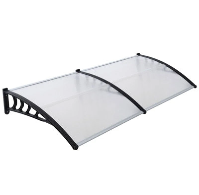 Image of Gr8 Garden Front Door Canopy Porch Rain Protector Awning Lean-To Roof Shelter 90 X 200Cm