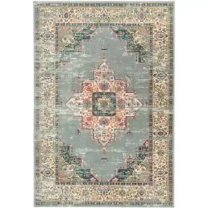 Image of Colt CL02 Medallion Grey 120cm x 170cm Rectangle - Grey