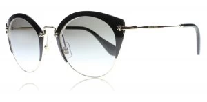 Image of Miu Miu MU53RS Sunglasses Black / Pale Gold 1AB0A7 52mm