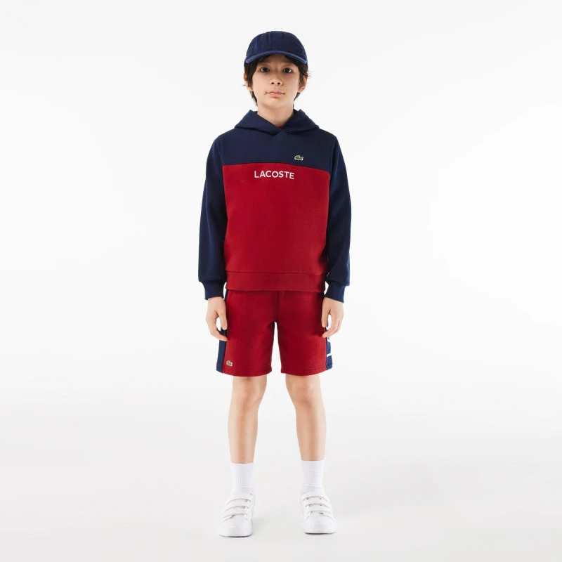Image of Lacoste Logo Shorts Infants - Red Red One Size
