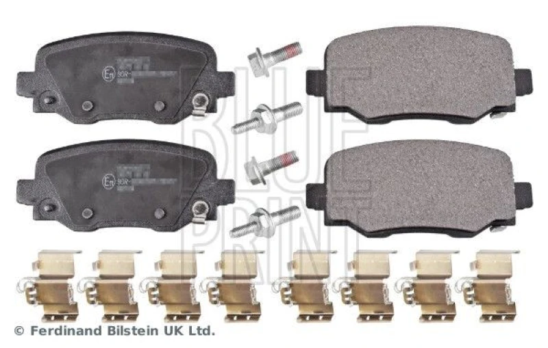 Image of Blue PRINT Brake pad set Blue PRINT ADA104277
