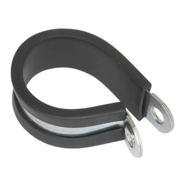 Image of Genuine SEALEY PCJ35 P-Clip Rubber Lined Ø35mm Pack of 25