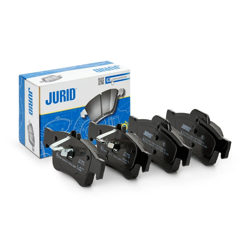 Image of JURID 571989J Brake pad set prepared for wear warning indicator, without accessories Brake Pad Set,disc brake (402)