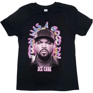 Ice Cube - Air Brush Unisex XX-Large T-Shirt - Black