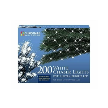 Image of Benross 200 LED White Ultra Bright LED Chaser Lights Indoor & Outdoor Decoration
