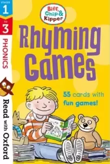 Image of Read with Oxford: Stages 1-3: Biff, Chip and Kipper: Rhyming Games Flashcards