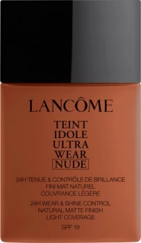 image of Lancome Teint Idole Ultra Wear Nude Foundation SPF19 40ml 13.1 - Cacao