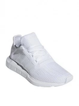 Image of adidas Originals Swift Run Junior Trainers, White/White, Size 3