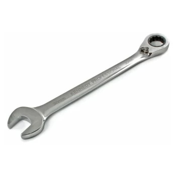 Image of Metric Combination Ratchet Spanner, Fixed Head, Reversible, 30MM - Kennedy-pro