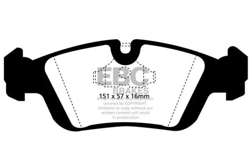 Image of EBC Brakes Brake pad set EBC Brakes DP4914R