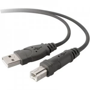 Image of Belkin USB 2.0 Cable [1x USB 2.0 connector A - 1x USB 2.0 connector B] 3m Black