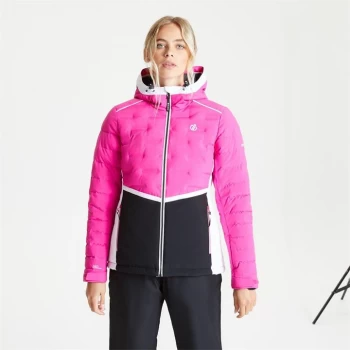 Image of Dare2B Vividly Waterproof Ski Jacket - ActivePk/Blk