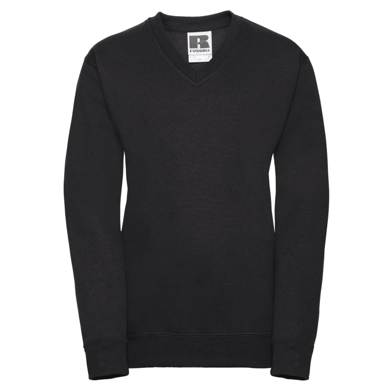 Image of Russell Collection J272B boys's Children's sweatshirt in Black