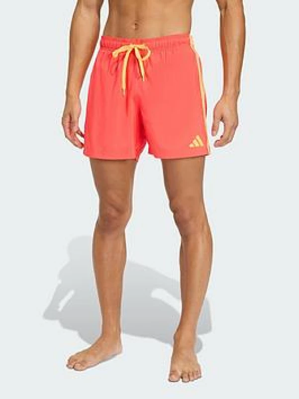Image of Swim shorts adidas 3-Stripes 5" Orange Male XS