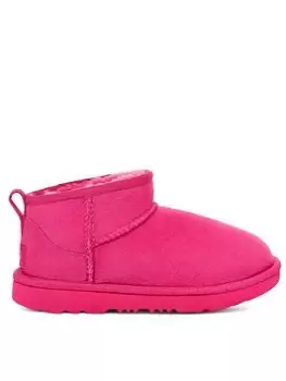 Image of UGG Kids Classic Ultra Mini Classic Boot, Pink, Size 13 Younger